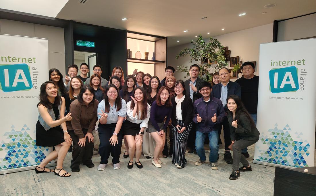 Participants at the end of a Rise Digital AEO training day